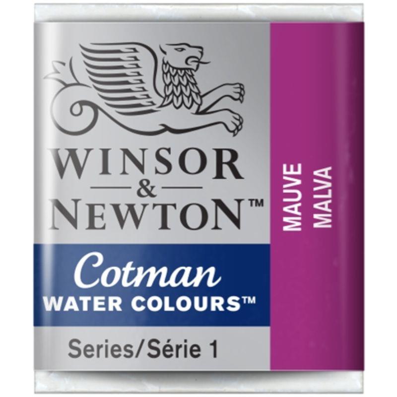 W&N ACUARELA COTMAN 1/2 GODET MALVA