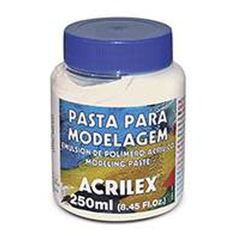 PASTA MODELAGEM (EMULSIÓN DE POLÍMERO ACRILICO) ACRILEX 250ML.