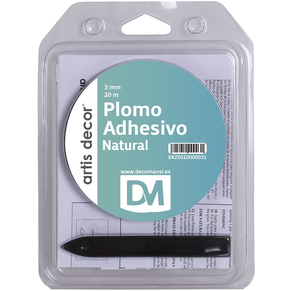 PLOMO ADHESIVO DOBLE 3MMX20M NATURAL