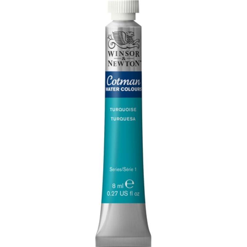 W&N ACUARELA COTMAN 8ML TURQUESA Nº654