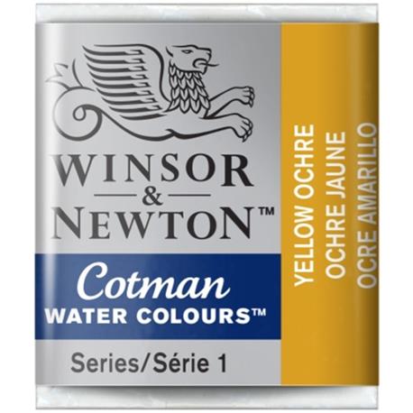 W&N ACUARELA COTMAN 1/2 GODET OCRE AMARILLO
