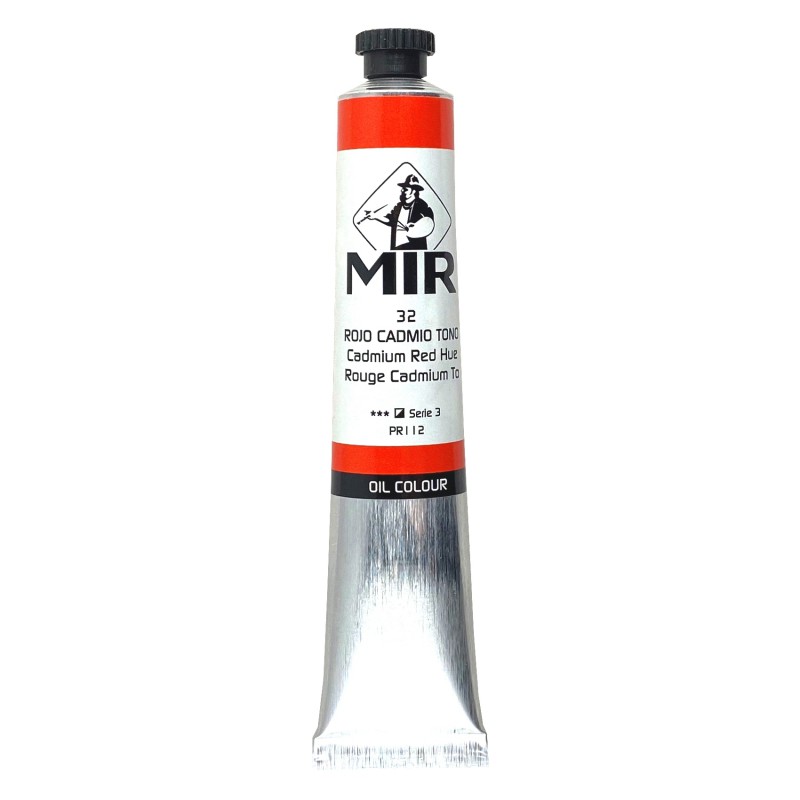 MIR Nº32 ÓLEO TUBO 60ML. ROJO CADMIO TONO S3