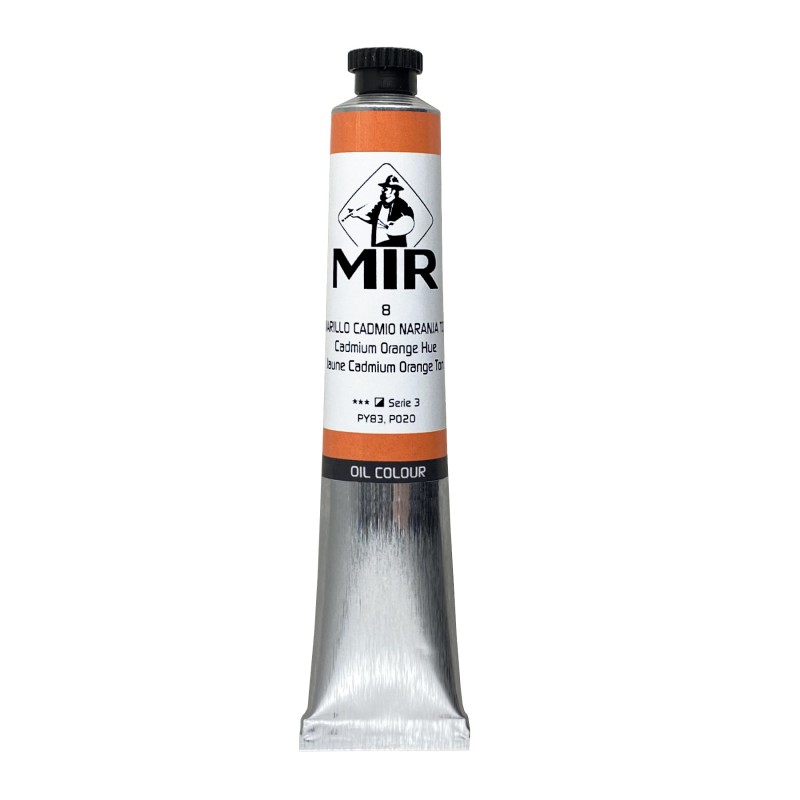 MIR Nº8 ÓLEO TUBO 60ML. AMARILLO CADMIO NARANJA TONO S3