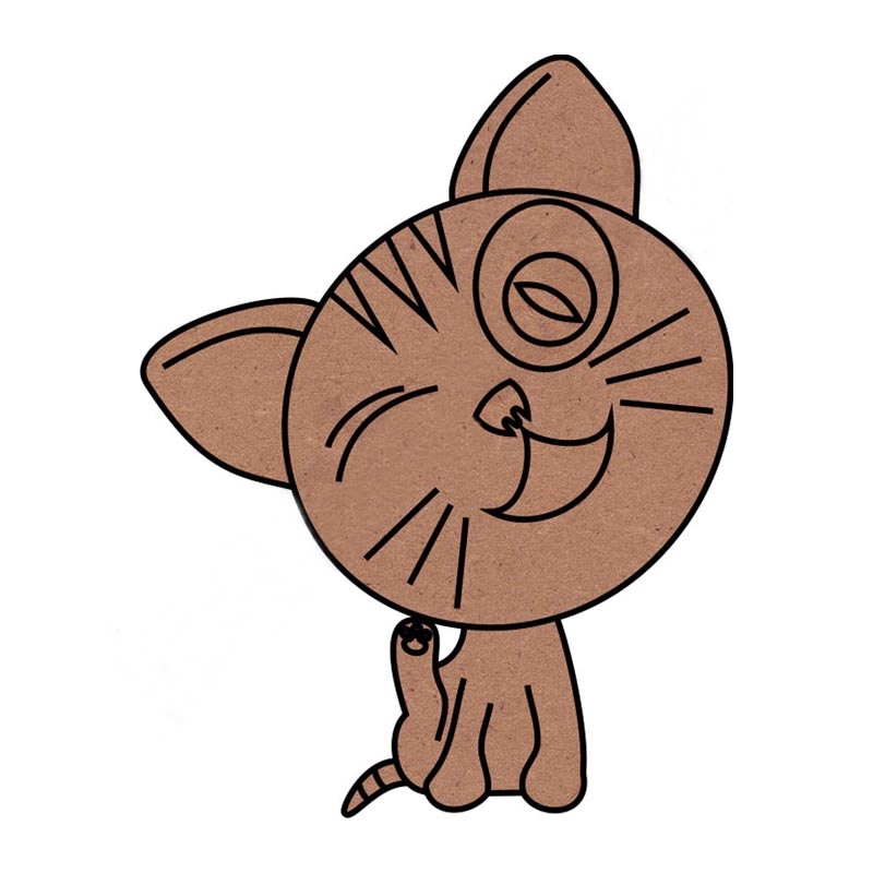 SILUETA DM-038-BSL "GATO ARRASCÁNDOSE"