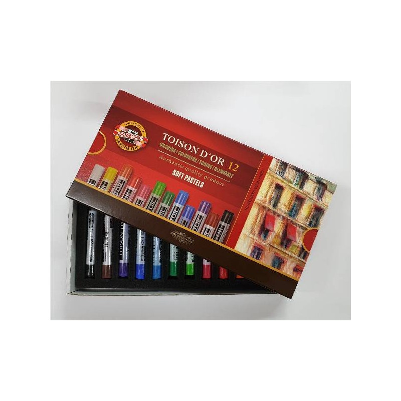 CAJA 12 PASTEL SUAVE TOISON D`OR - Imagen 2