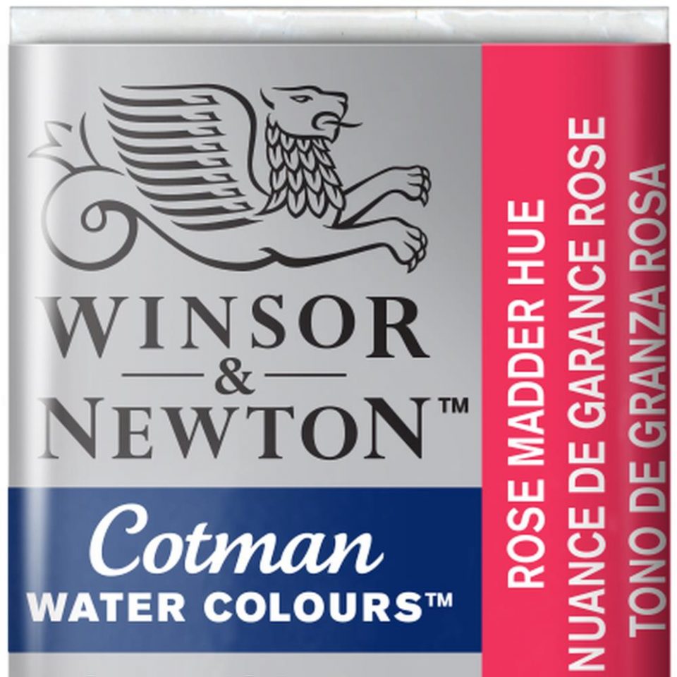 W&N ACUARELA COTMAN 1/2 GODET ROSA GRANZA