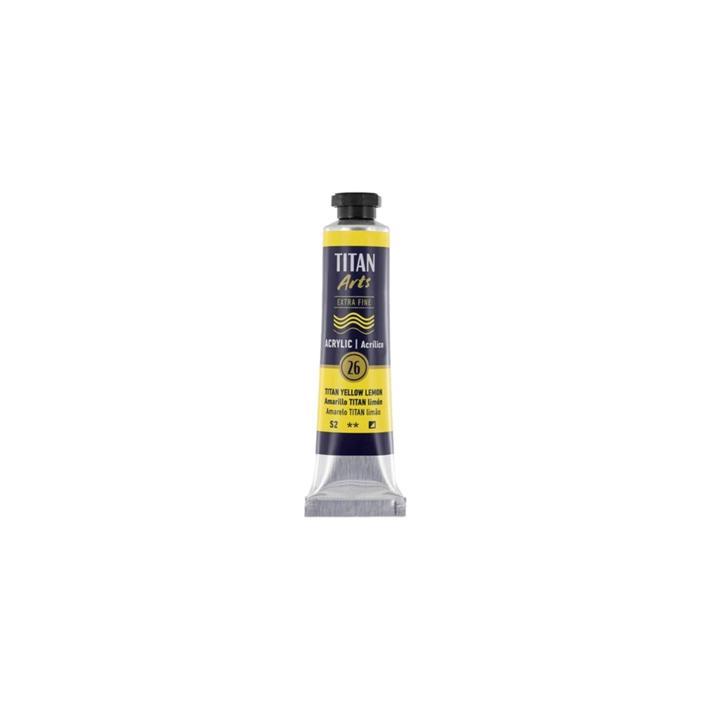 ACRÍLICO EXTRAFINO TITAN 20ML (AMARILLO TITAN LIMÓN)