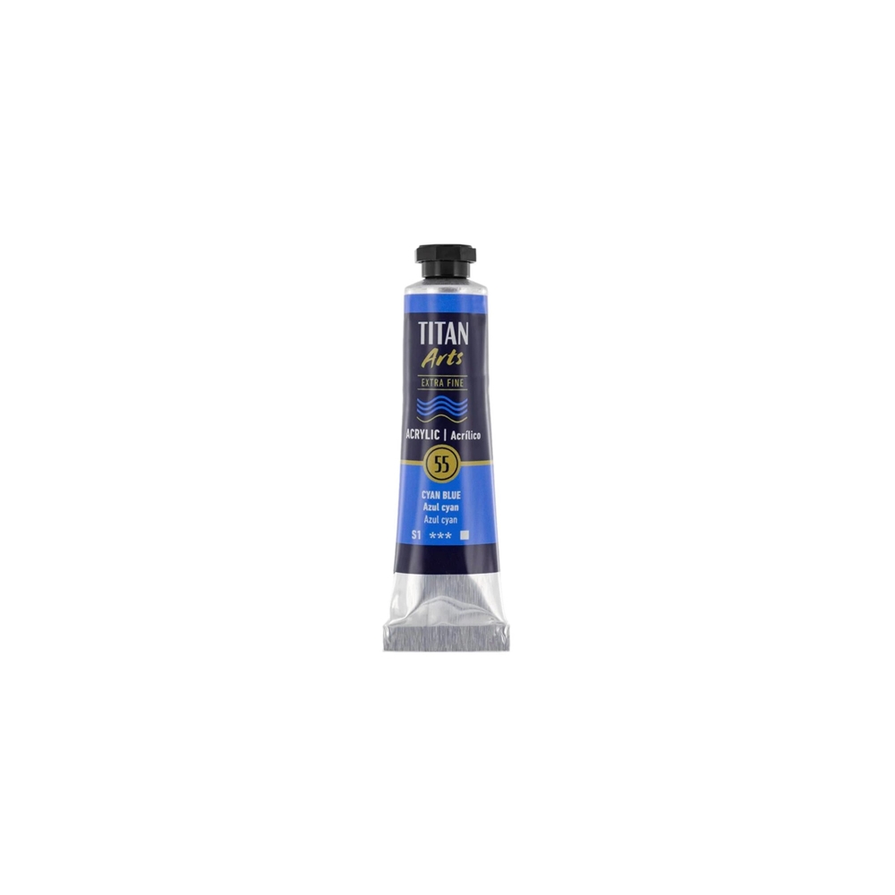 ACRÍLICO EXTRAFINO TITAN 20ML (AZUL CYAN)