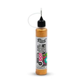 PINTURA DOT METÁLICA RICH 40cc. ANTIQUE GOLD