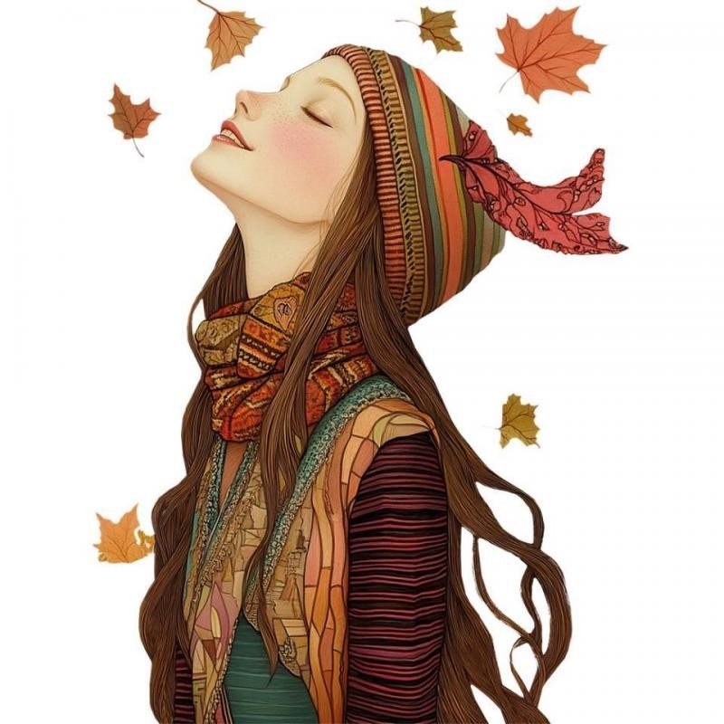 TRANSFER DTF TEXTIL 25x30cm. Autumn Feelings