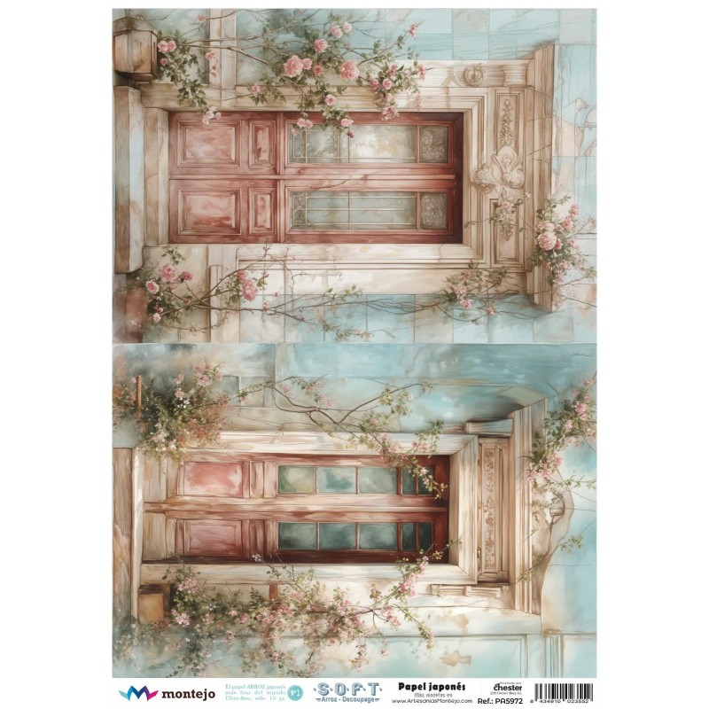 Papel de Arroz Soft SPA5972, A3 30x41cm