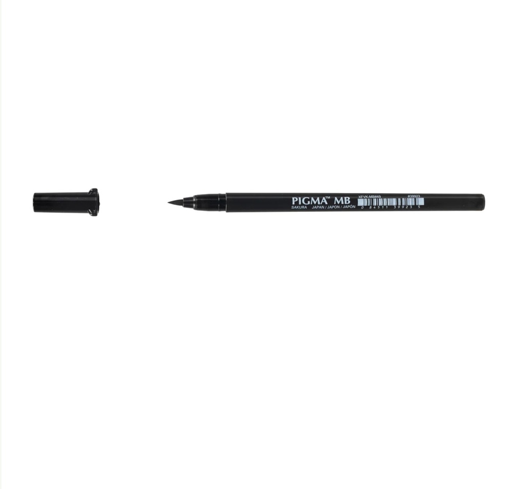 Rotulador Sakura Pigma Brush Pen Medium Negro