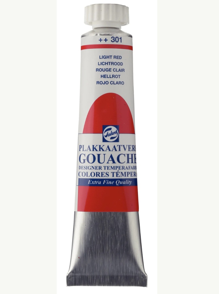 GOUACHE TALENS ROJO CLARO, Nº301, 20ml